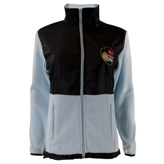 Teacher's Apple Bell & Books Logo Embroidery Women's Zip-Up Fleece Jacket - 2X-Large