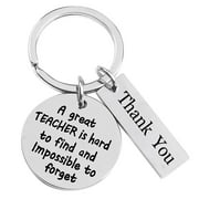 Teacher's Day Keychain Teacher Appreciation Keychain Gifts For Teachers Jewelry