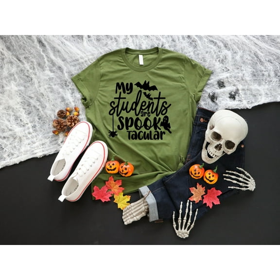 Teacher's My Students Are Spook Tacular Shirt, Teacher Halloween Tee