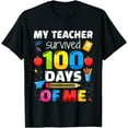 thumbnail image 1 of Teacher survived 100 days of me for 100th day school student T-Shirt, 1 of 3