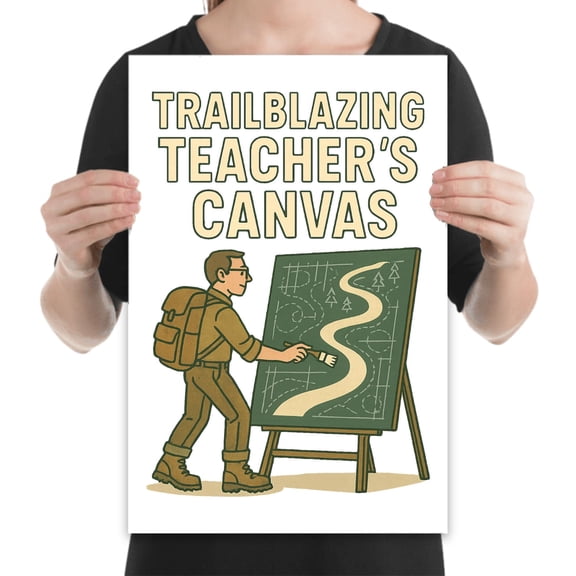 Teacher wall art inspiration, 13x19 print for classrooms and home offices