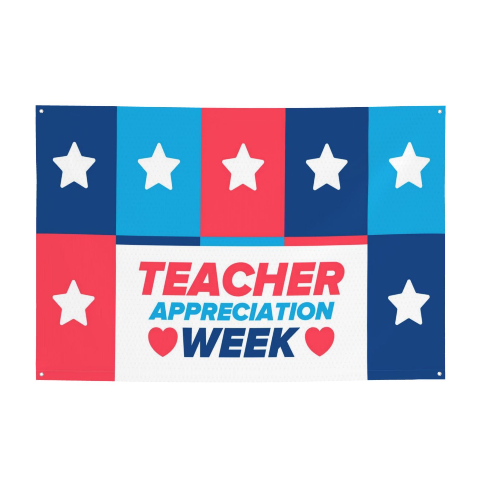 Teachers Appreciation Week 2024 Banner Large Background Backdrop Flag Party Decorations Supplies