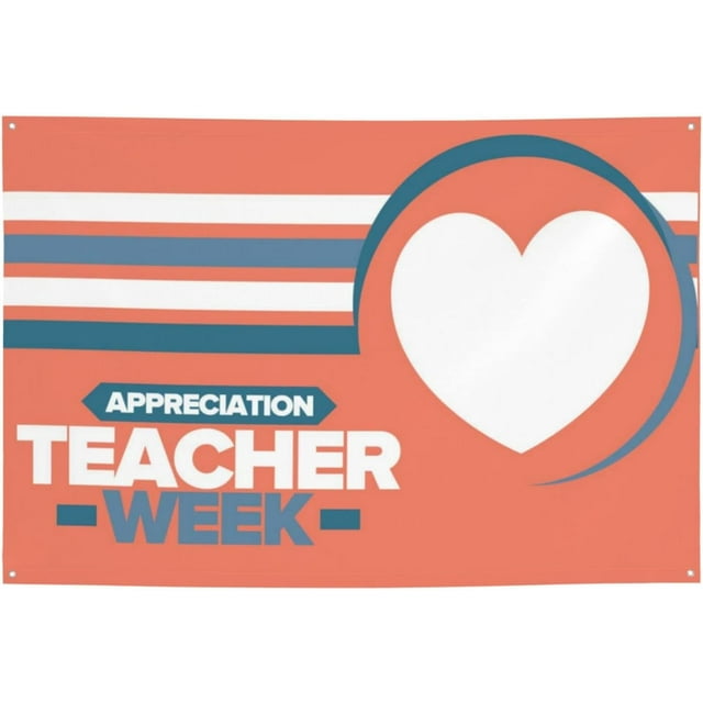 Teachers Appreciation Week 2024 Banner Party Backdrop Holiday