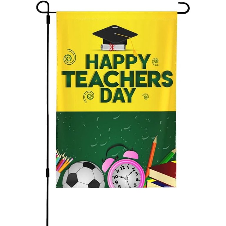 Teachers Appreciation Week 2024 Flag Garden Flags Double Sided