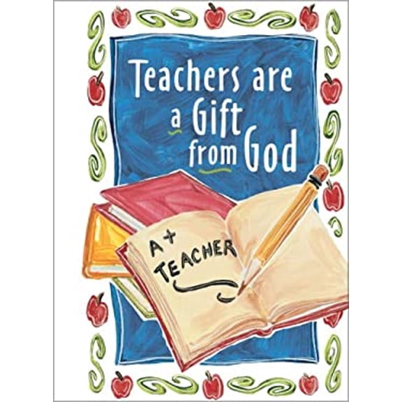Pre-Owned Teachers Are a Gift from God Greeting Book (Hardcover) 9780310802525
