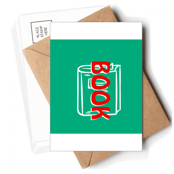 Teachers Book Knowledge Learning Course Postcards Envelopes Blank Note Cards Mailing