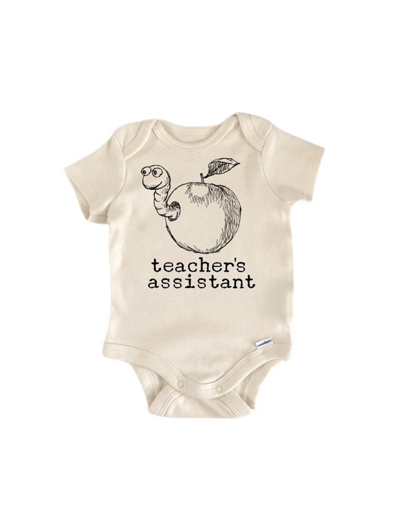 Teachers Bookworm Newborn Baby Bodysuit