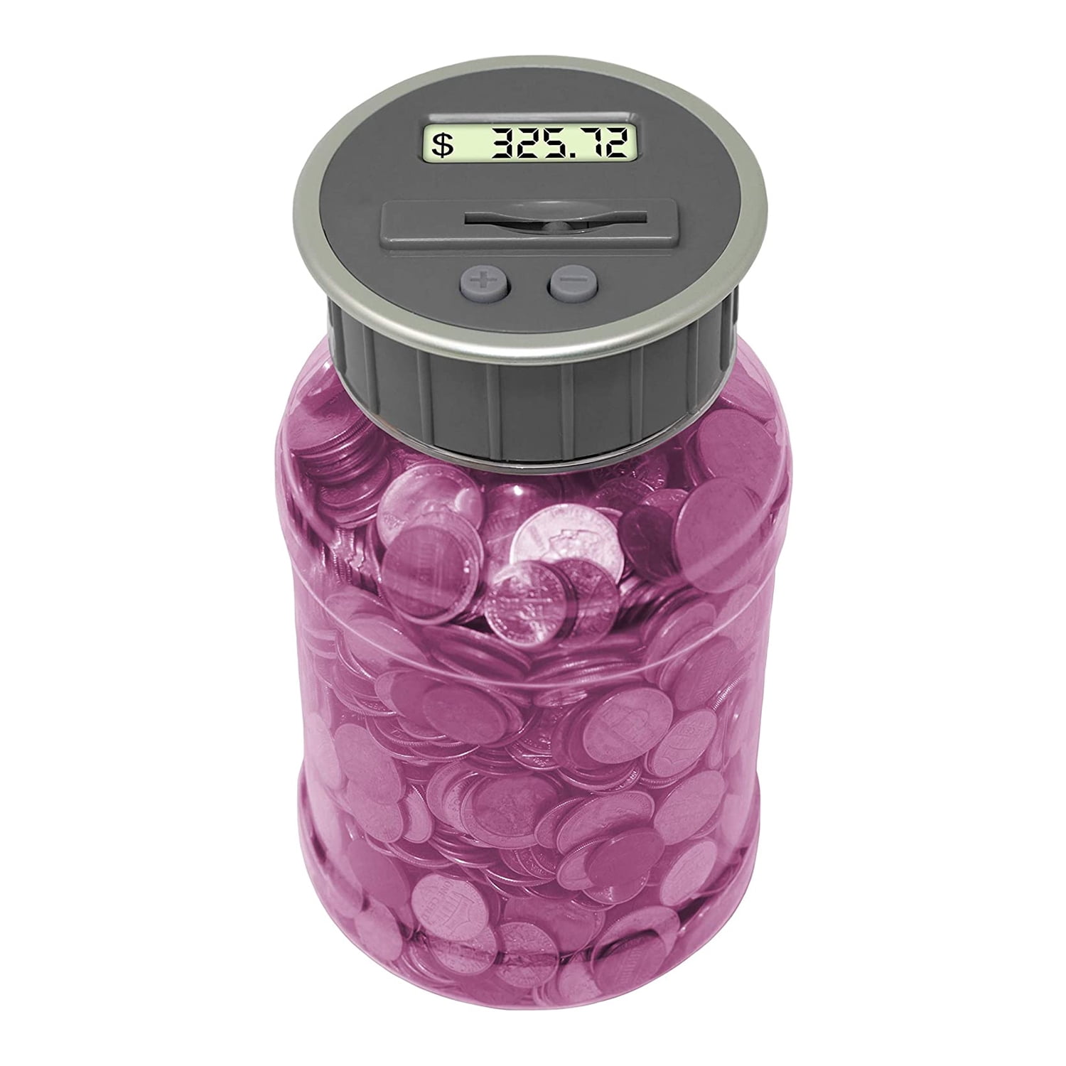 Teachers Choice Digital Coin Bank Savings Jar Automatic Coin Counter