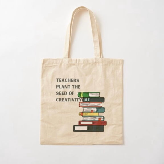 Teachers Cotton Tote Bag Canvas Tote Bag, Family Gift For Mother, Her