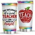 thumbnail image 1 of Teachers Day Gifts For Her, Him, Appreciation, Thank You Gifts From Students, Teacher Graduation Gifts, Christmas, Valentines Day, Birthday Gifts For Teacher, 20oz Stainless Steel Tumbler, 1 of 6