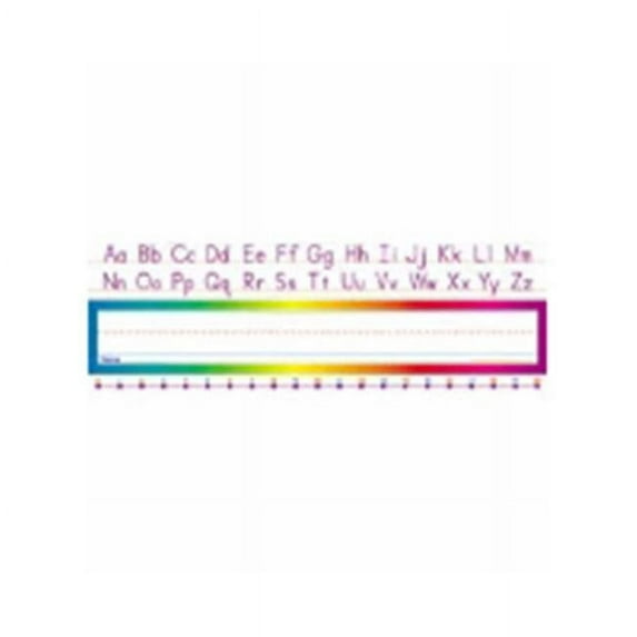 Teachers Friend 978-0-439-49950-7 Alphabet-Number Line - Standard - Name Plates