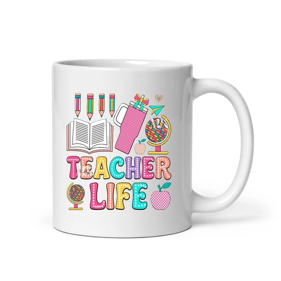 Teachers Make the World Brighter – Positive Mug for Educators with Heart