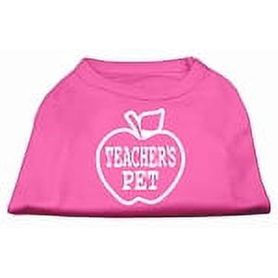 Teachers Pet Screen Print Shirt Bright Pink XXXL(20)