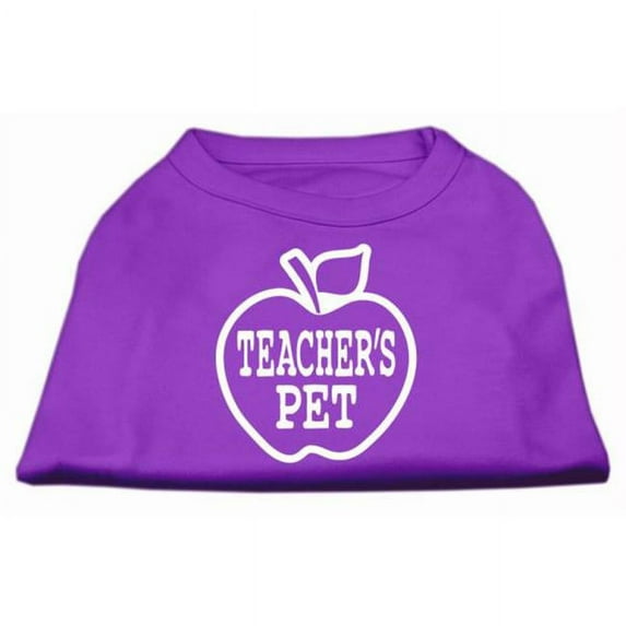 Teachers Pet Screen Print Shirt Purple S (10)