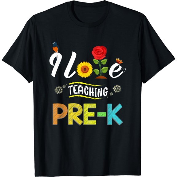 Teaching Children Teaching Teacher Preschool Teacher T-Shirt Black 3X-Large