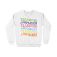 thumbnail image 1 of Teaching Compassion Kindness Confidence Retro Font Shirt, 1 of 7