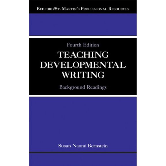 Pre-Owned Teaching Developmental Writing: Background Readings (Bedford/st. Martin's Professional Resources) Paperback