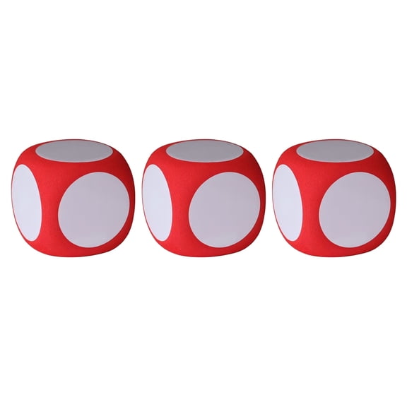 3Pcs/set Multipurpose White Boards Dices Cube Educational Dices Dry Erases Cube Write on Wipe Off Dry Erases Block Cubes