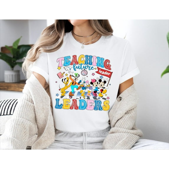 Teaching Future Leaders Shirt, Teacher Back To School T-shirt, Teaching Shirt, First Day Of School Tee, Teacher Appreciation Sweater All Size S-5Xl