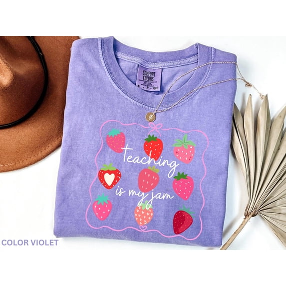 Teaching Is My Jam Shirt Kindergarten Teacher Shirt First Grade Teacher ...