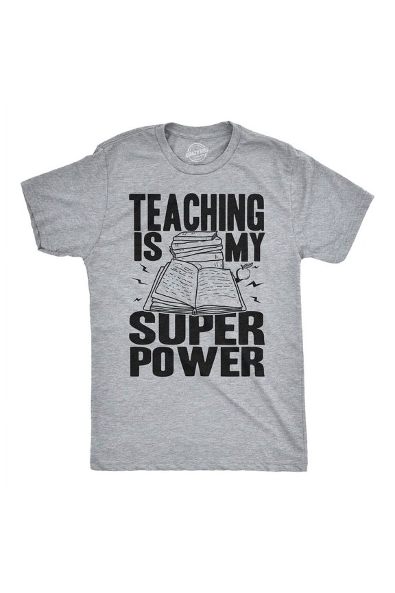 Teaching Is My Superpower Teacher Hero Graphic T-Shirt