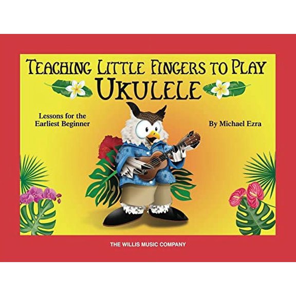 Pre-Owned Teaching Little Fingers to Play Ukulele: Colorful Lessons for the Earliest Beginner with Play-Along (Paperback) by Michael Ezra
