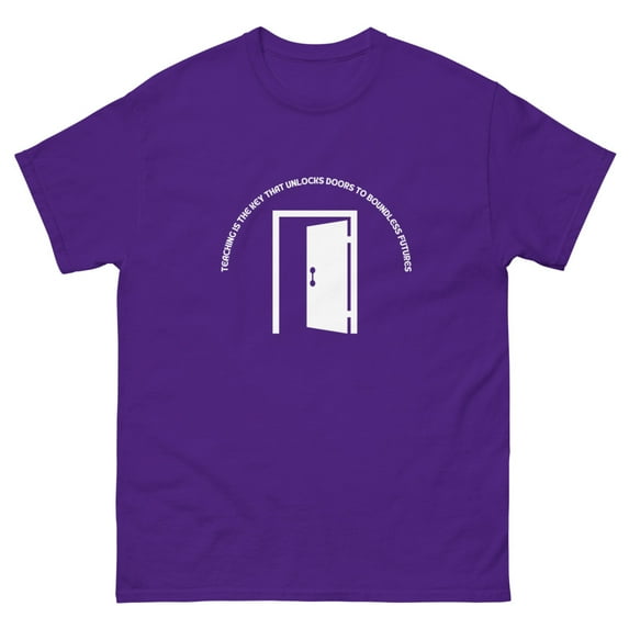 Teaching - Men's classic tee (Purple, XL)