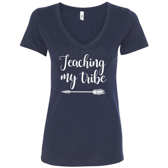 Teaching My Tribe Womens V-Neck Tee