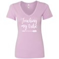 thumbnail image 1 of Teaching My Tribe Womens V-Neck Tee, 1 of 3