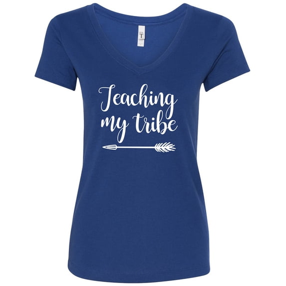 Teaching My Tribe Womens V-Neck Tee