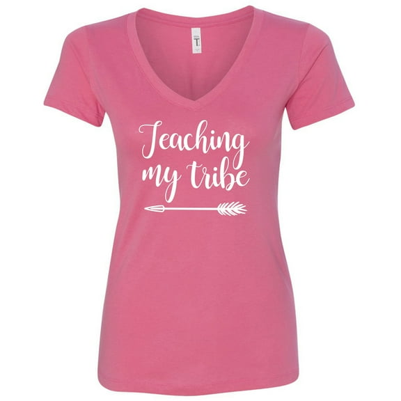Teaching My Tribe Womens V-Neck Tee