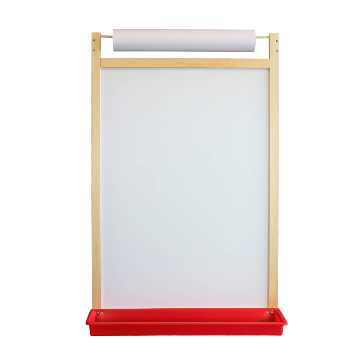 Magnetic Wall-Mounted Whiteboard with Paper Roll and Tray