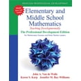 thumbnail image 1 of Pre-Owned Elementary and Middle School Mathematics: Teaching Developmentally: The Professional Development Edition for Mathematics Coaches and Other Teacher ... Student-Centered Mathematics Paperback, 1 of 1