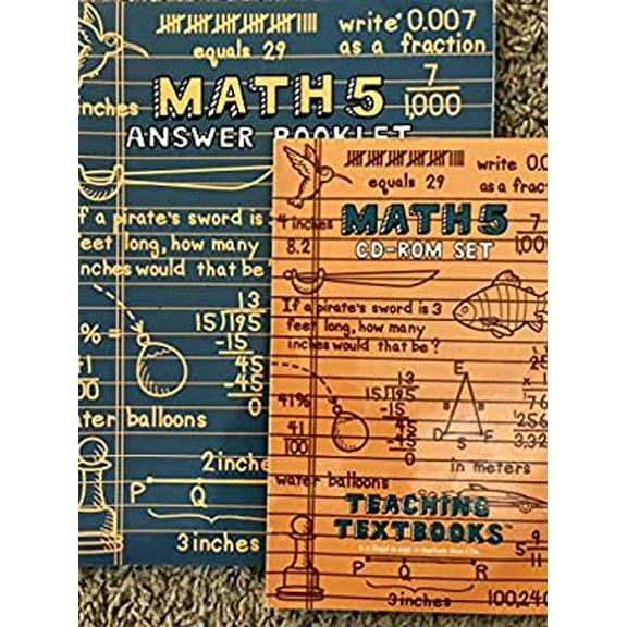 Pre-Owned Teaching Text Books Math 5 Work Book And The Answer Keys. by Greg Sabouri (2007-05-03) Paperback