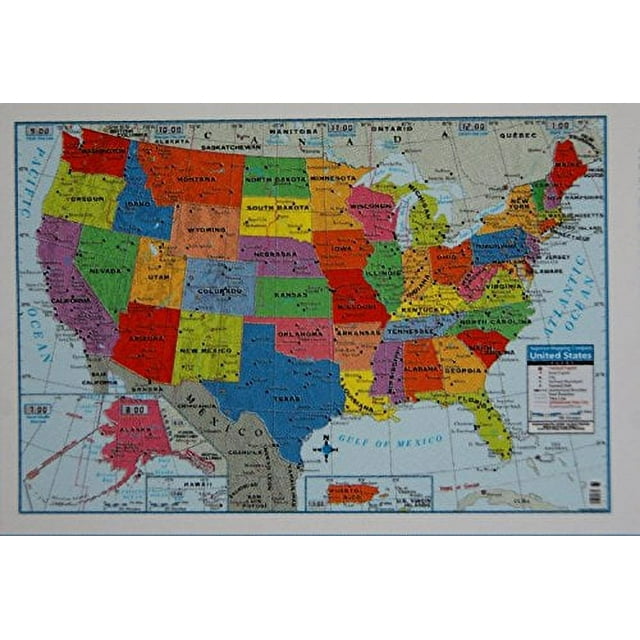 Teaching Tree United States Wall Map - 40" x 28"