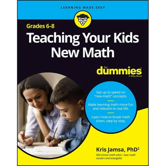 Teaching Your Kids New Math, 6-8 for Dummies (Paperback)