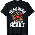 thumbnail image 1 of Teaching is a Work of Heart Kindergarten Teacher T-Shirt, 1 of 4