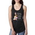 thumbnail image 1 of Teaching is a Work of Heart Pop Culture Ladies Racerback Tank Top, Black, Small, 1 of 5