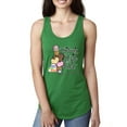 thumbnail image 1 of Teaching is a Work of Heart Pop Culture Ladies Racerback Tank Top, Kelly, Small, 1 of 5