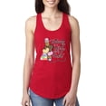 thumbnail image 1 of Teaching is a Work of Heart Pop Culture Ladies Racerback Tank Top, Red, Small, 1 of 5