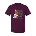 thumbnail image 1 of Teaching is a Work of Heart Pop Culture Men's Graphic T-Shirt, Maroon, XX-Large, 1 of 4