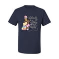 thumbnail image 1 of Teaching is a Work of Heart Pop Culture Men's Graphic T-Shirt, Navy, Small, 1 of 4