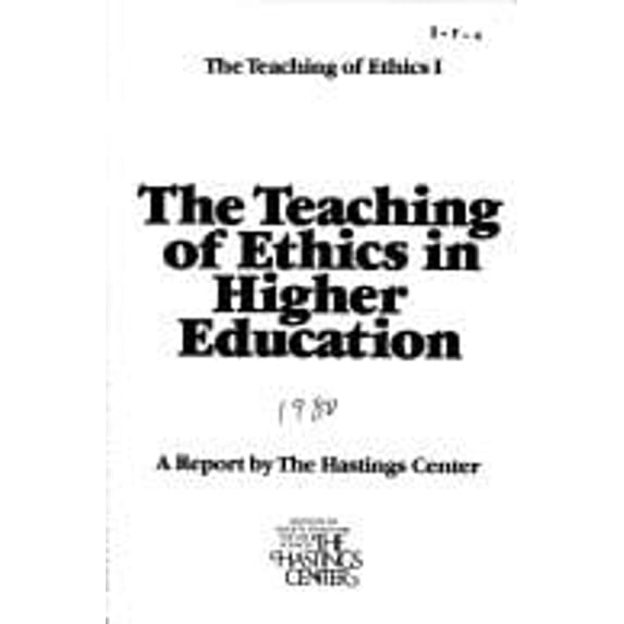 Pre-Owned Teaching of Ethics in Higher Education (Paperback) 0916558096 9780916558093