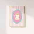 thumbnail image 1 of Teacup Cute Tea Art Trendy Kitchen Afternoon Tea Wall Art Decor, Unframed Canvas 16x20in, 1 of 4