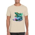 thumbnail image 1 of Teacup Dragon Cute Tiny Mythical Creature Fantasy Small T-Shirt, for men & women, up to size 5XL, 1 of 3