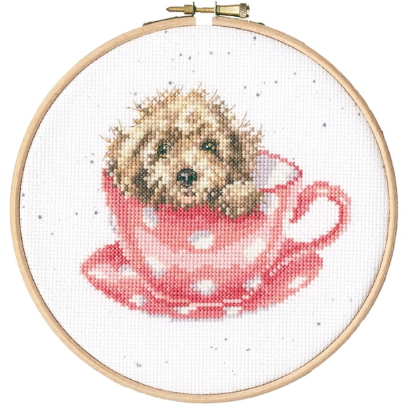 Bothy Threads Teacup Pup Counted Cross-Stitch Kit