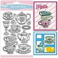 thumbnail image 1 of Teacup Teapot Clear Stamp for Scrapbooking Flower Pattern Silicone Stamps Vintage Tableware Transparent Stamp for Card Making DIY Embossing Journaling DIY Making, 1 of 8