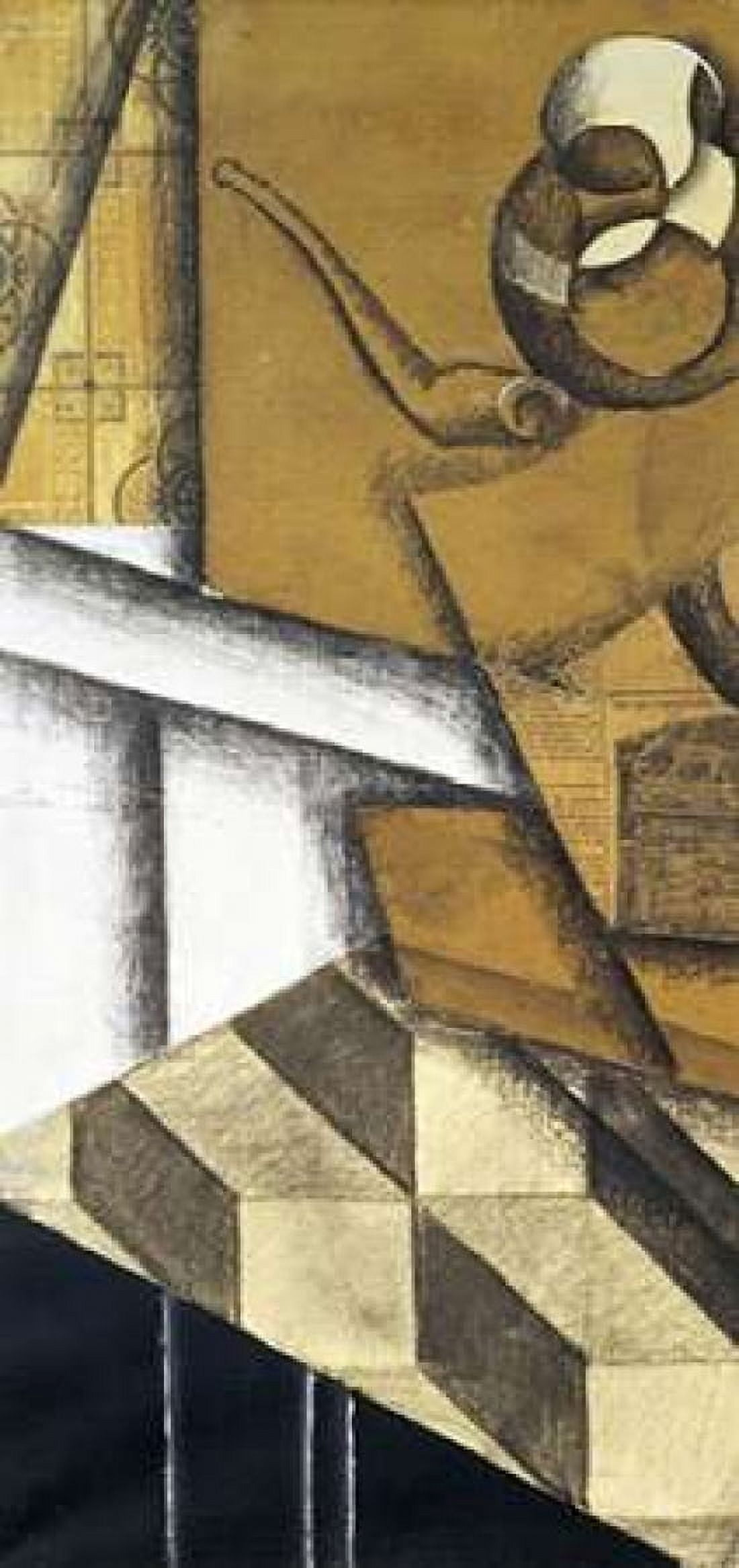 Teacups - left Canvas Art - Juan Gris (10 x 20)