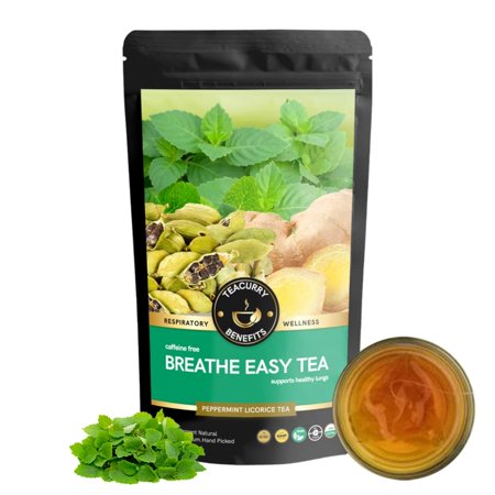 Teacurry Lungs Cleanse Tea - 15 Tea Bags | Anti Smoking Tea | Helps Quit Smoking And Clean Lungs | Helps In Lung Detox | Helps In Smoking Cessation
