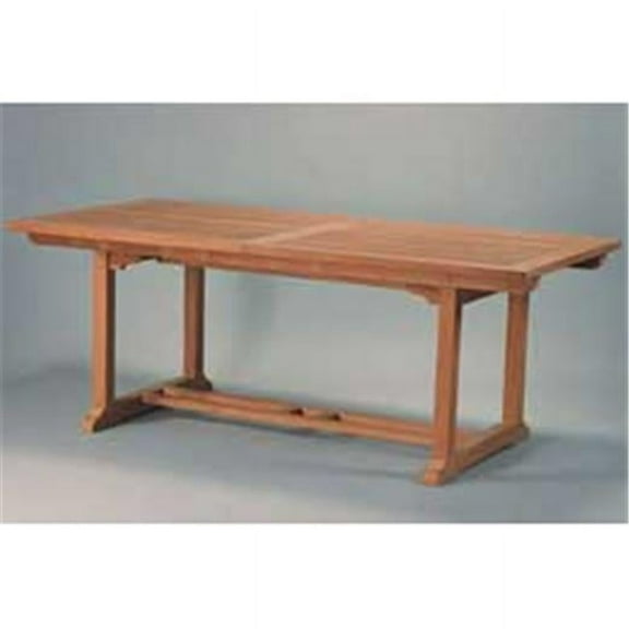 Teak  8-Foot Rectangular Extension Table